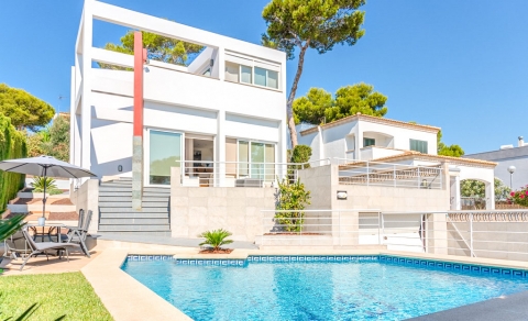 Port Adriano. Fabulous Modern Villa With Spectacular Views