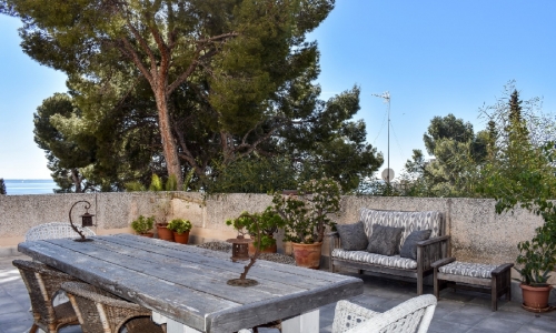 Cas Catala. 3 Bedroom Sea View Garden Apartment With Outside Terrace