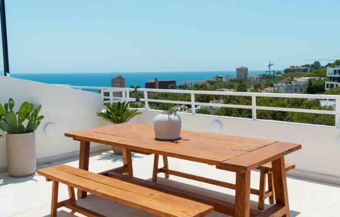 Cas Catala - 4 Bedroom Triplex Penthouse with sea views