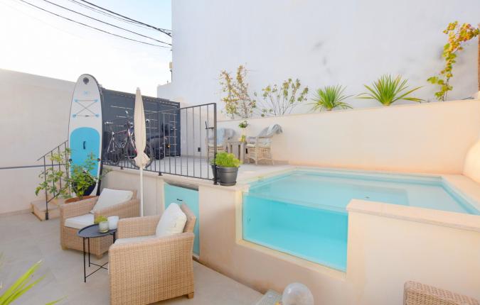 For Sale In Cala Gamba Newly Renovated House with Pool and Parking 