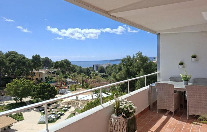 Puerto Portals : Bright 1 Bedroom Sea View Apartment