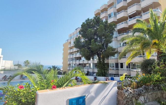 For Sale in Illetas Spacious Studio Apartment with Pool and Sea Views 